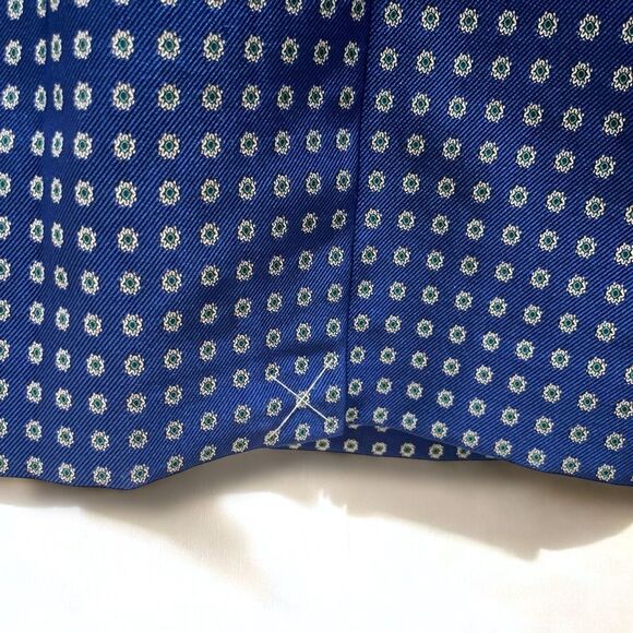 ๐ J. Crew Paneled Sheath Dress in Navy Blue Foulard Print - Picture 9 of 11